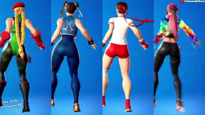 Hershuar on X: Fortnite Cammy with the Poki Dance #StreetFighter