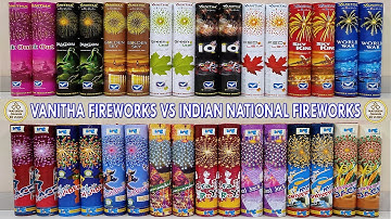 8 Best sky shots of Vanitha & Indian National Fireworks | Patakhe | sivakasi crackers | Diwali 2025