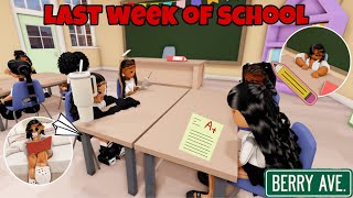 LAST WEEK OF SCHOOL! *STATE TEST, CHAOTIC* | Berry Ave Family Roleplay #roblox #berryave #roleplay