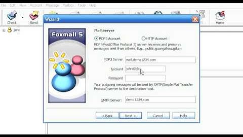 FoxMail -  How to setup an email account