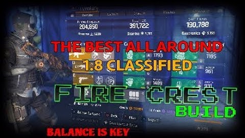 Division|1.8 THE BEST BALANCED CLASSIFIED FIRECREST BUILD.