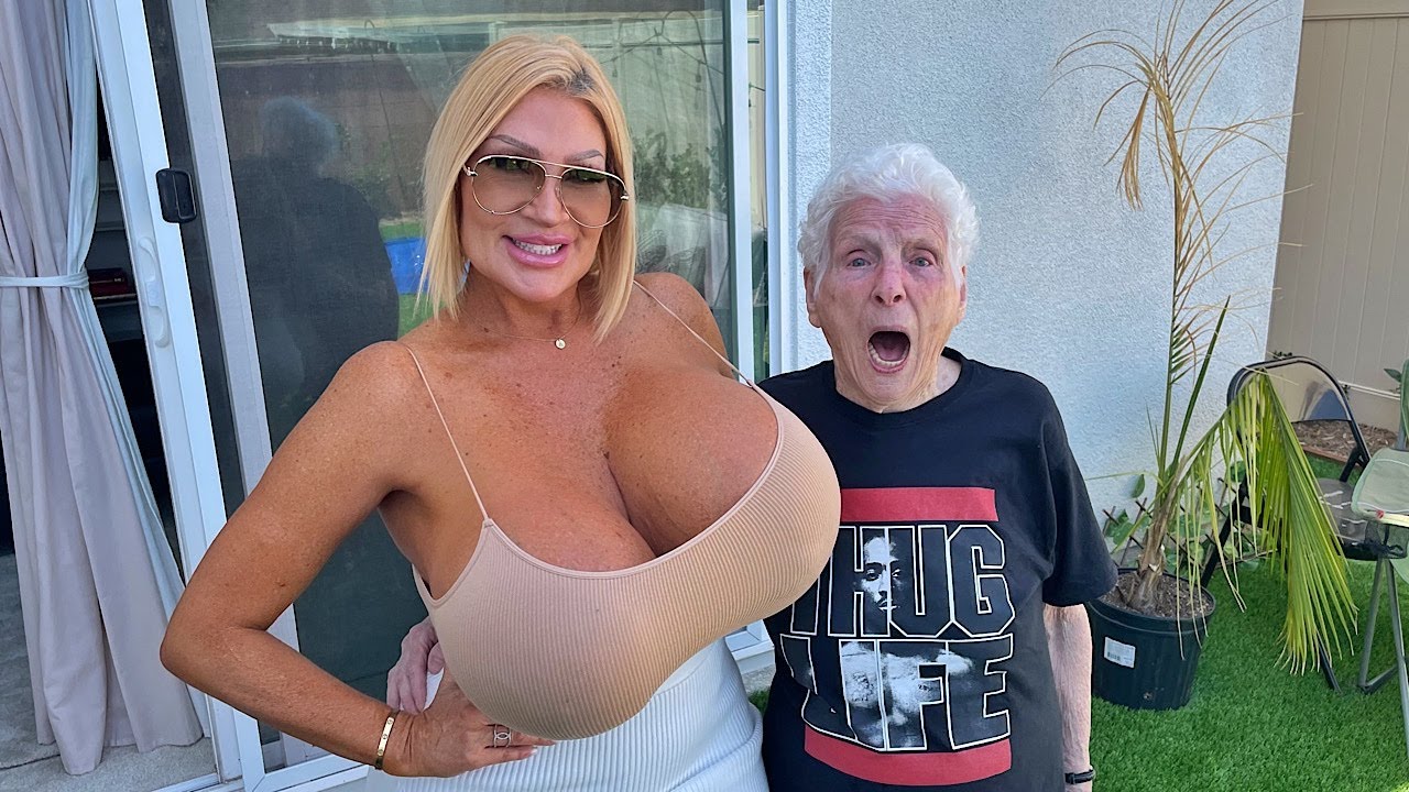 Huge boobs granny tube