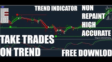 TREND INDICATOR  PREMIUM FREE  HIGH ACCURATE  Free Download MT4forex#MT4binaryoptionsIndicator