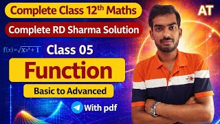 Functions(5) ऐसा पढ़ो कि भूलोगे नहीं |Class 12 Maths RD Sharma‎⁨@ATKiPathshala⁩#class12maths#cbse