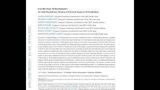 Can We Trust AI Benchmarks? An Interdisciplinary Review of Current Issues in AI Evaluation Podcast
