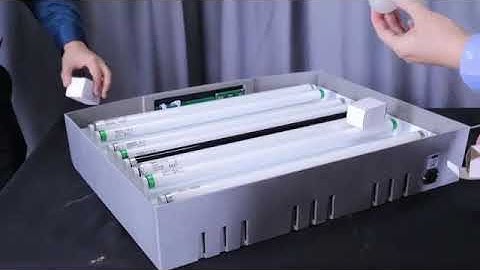 P60+ color light box installation video