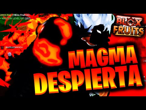 todas las habilidades de la magma fruit (Blox Fruits) 