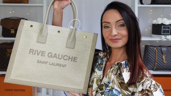 YSL Rive Gauche Tote : What's in my bag?! 