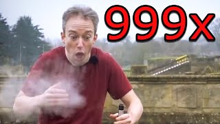 Tom Scott chokes on vape 999x speed meme