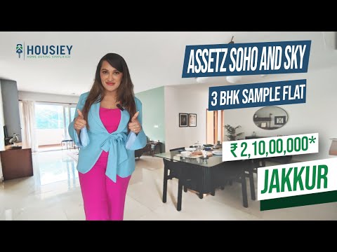 Assetz Soho and Sky Jakkur | 3 BHK Sample Flat Tour | Assetz Property Group Bangalore