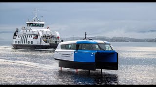Hydrofoiling electric ferry completes record 160-nautical-mile voyage