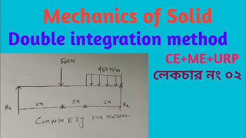 Beam deflection।।Double integration method।।BUET,KUET,RUET,CUET