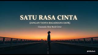 SATU RASA CINTA - ARIEF || Cinematic Slow Rock Cover   Video Lyrics