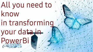 Data transformation basics in PowerBi
