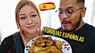 🇲🇽MEXICANA COCINA TORRIJAS ESPAÑOLAS🇪🇸 POR PRIMERA VEZ | JAMAS HEMOS PROBADO ALGO ASI