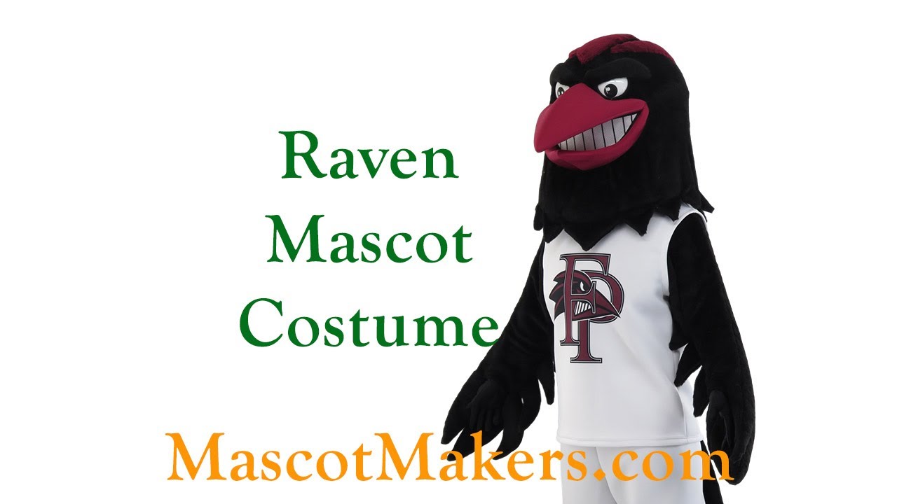 Rocky the Raven Mascot | Mascot Makers - Custom mascots and characters