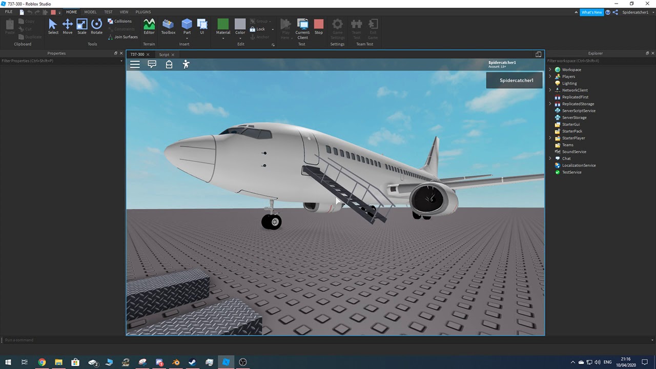 737 300 Airstairs Test 2 Youtube - air stairs roblox