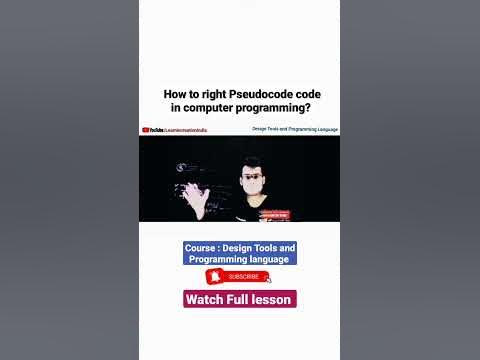 How to write Pseudocode in Computer programming? 🤓🤏 - YouTube
