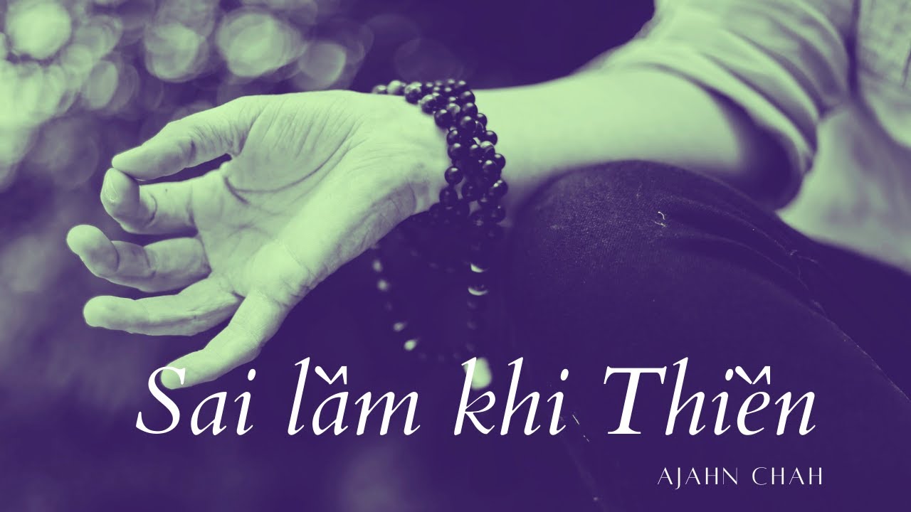 Outline Video Sai lầm khi Thiền - thiền sư Ajahn Chah dậy thiền đúng cách