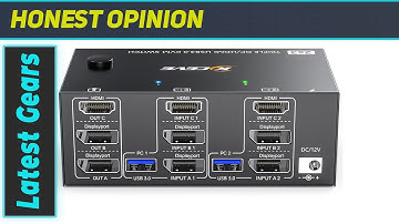 Ultimate Triple Monitor KVM Switch: Share Screens Seamlessly!