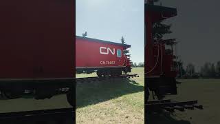 Old Train At Smoky Lake Alberta Canada