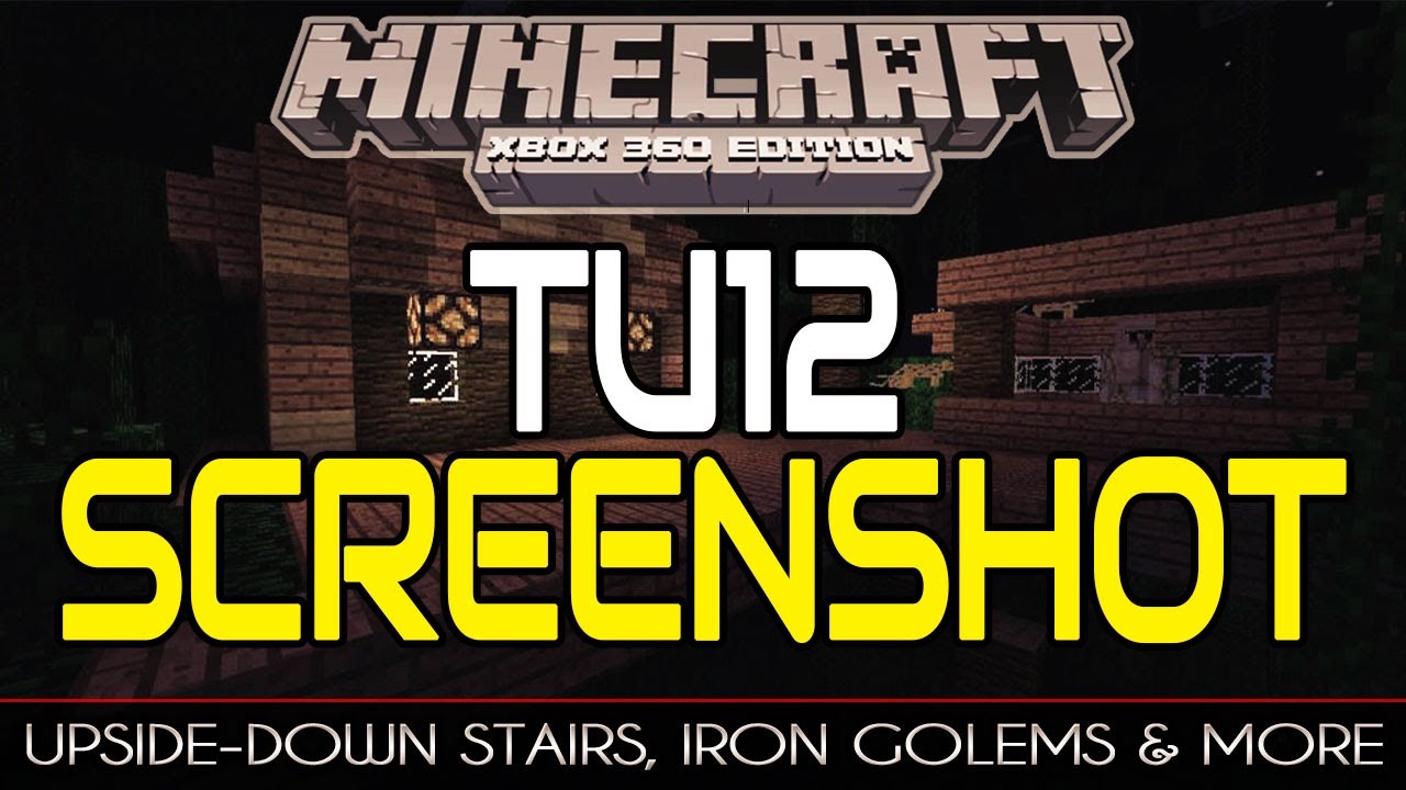 MineCraft Xbox Title Update 12 1st Screenshot, UpsideDown Stairs