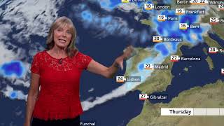 Louise Lear Europe weather forecast BBC September 25th 2024