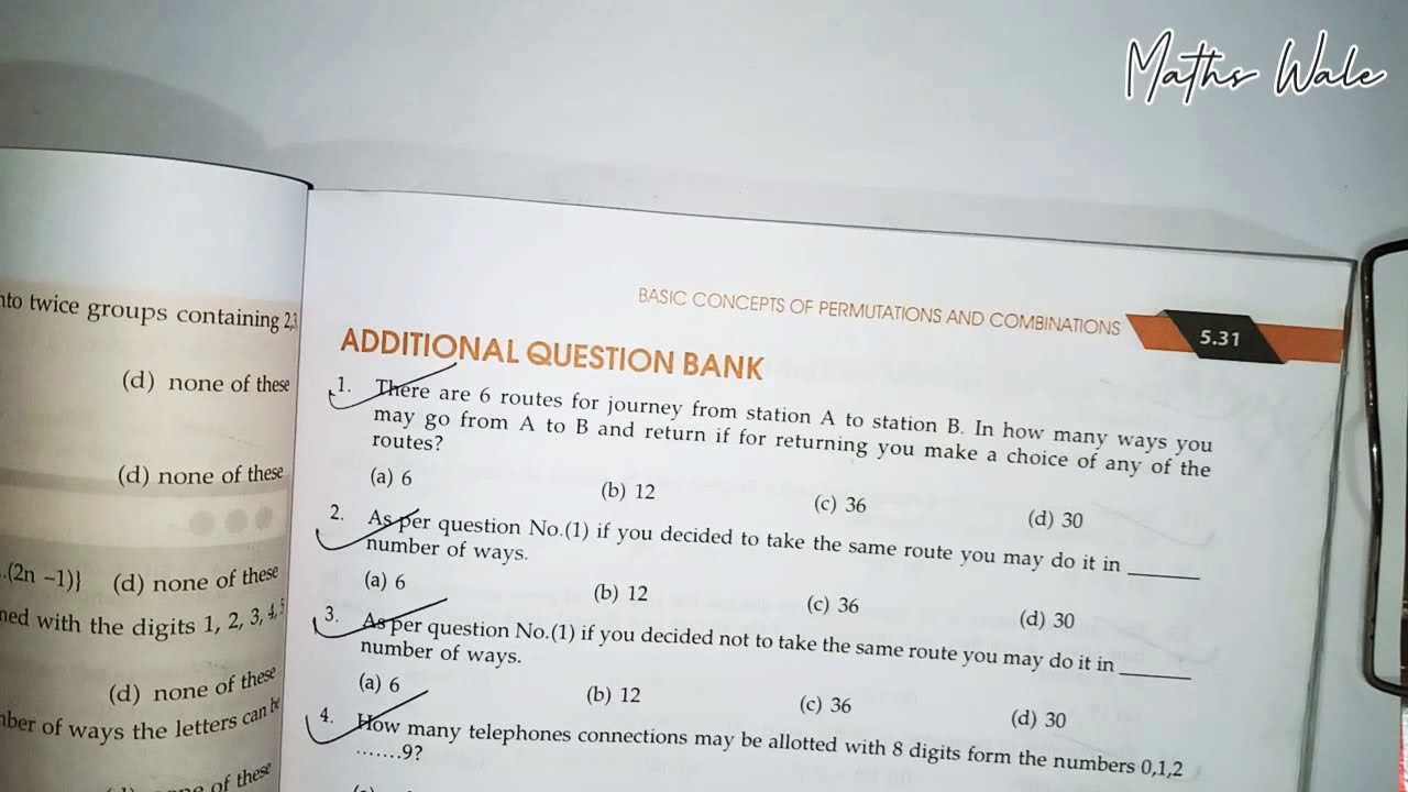 CA Foundation Maths Solution Permutation And Combination Question ca-foundation-maths-solution-permutation-and-combination-question