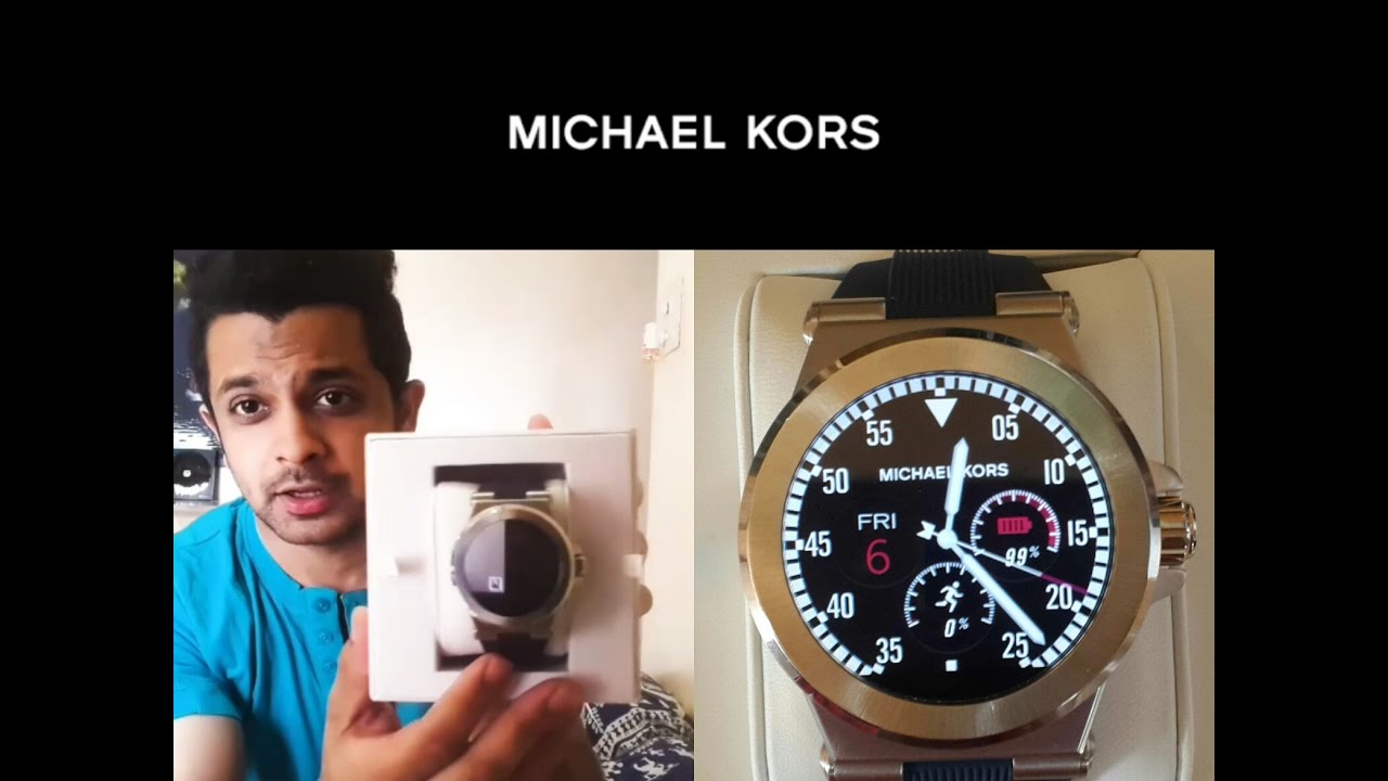 Michael Kors Dylan Smartwatch Unboxing - YouTube
