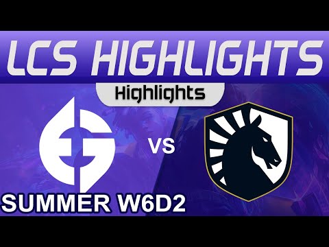 EG vs TL Highlights LCS Summer Season 2023 W6D2 Evil Geniuses vs Team Liquid by Onivia