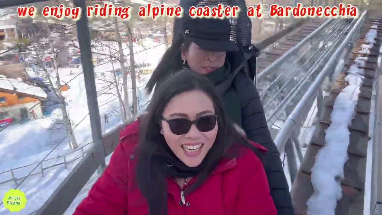 Нам очень понравилось кататься на альпийских американских горках в Бардонеккье, Турин, Италия 🇮🇹