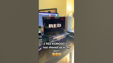 2 RED KOMODO-X’s just showed up at my door!!! What would you make with them?🧐 #movies #RED #magic