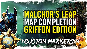 Guild Wars 2 - Mount Maelstrom Map Completion with Custom Markers