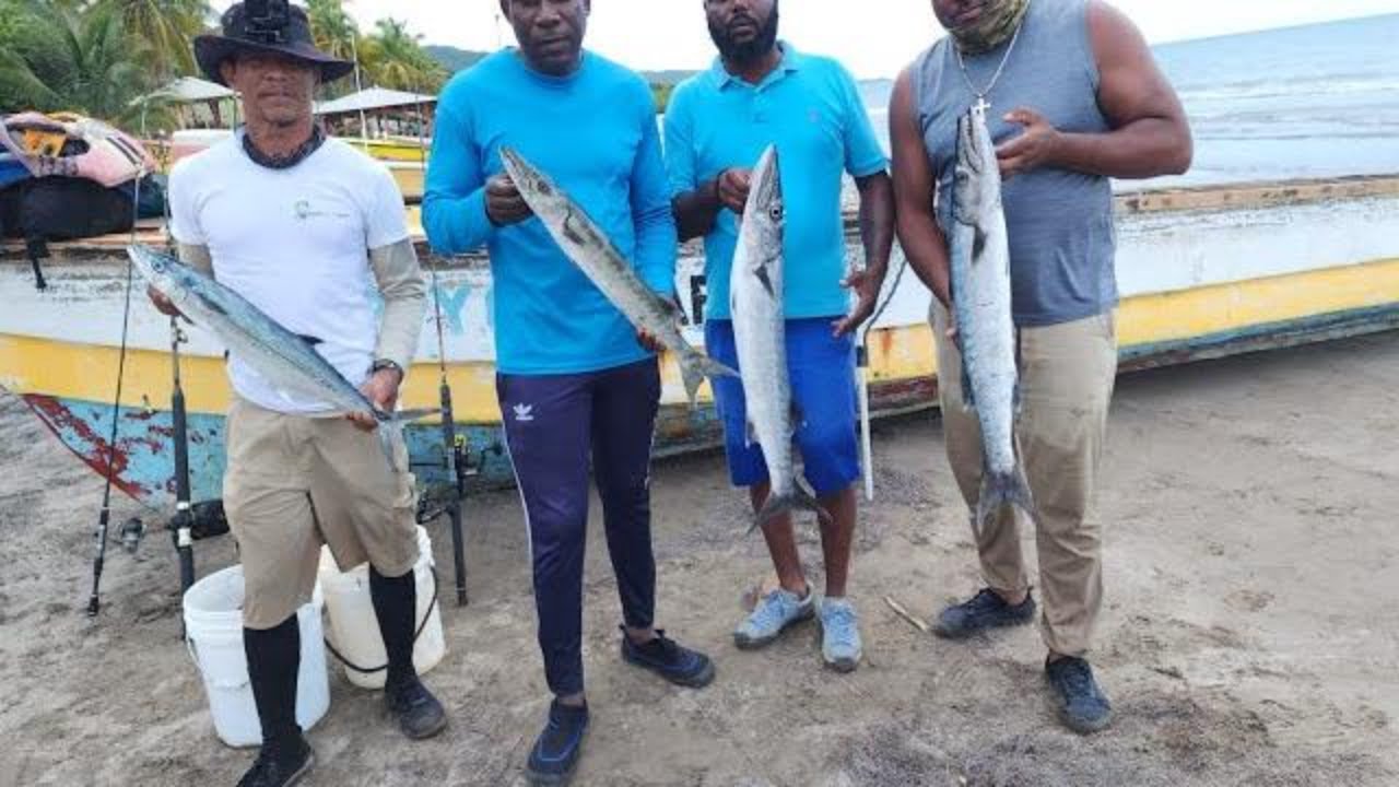 Youtubers Link up with Jamaican "Sure" Fishing & JamHouston Adventures fishing