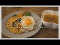 【日常vlog】おうちカフェ | オシャレなお皿でガパオライスを作る日 | Sakuzan Sara Plate | 食器にこだわる