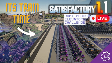 Starting the next Wing of the Mega Factory - Satisfactory 1.1 Live (C.E.C + Mods below!)