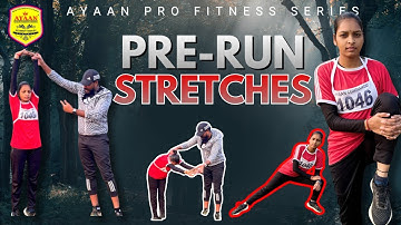 Pre-Run Stretches By Anwar sir - Ayaan Pro Fitness series - Video 1 #ayaaninstitute
