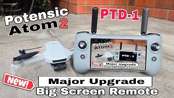 Potensic Atom 2 Drone - Remote Control Upgrade! (Potensic PTD-1) Unboxing and Setup 