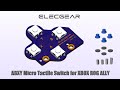 ElecGear ABXY Micro Tactile Switch Replacement for Xbox ROG Ally