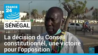 Sénégal : la décision du Conseil constitutionnel est 