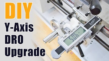 Affordable DIY Y-Axis DRO for Mini Lathe | Big Display + Easy No-Drill Install