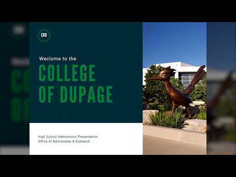 College of DuPage: Virtual High School Information Session