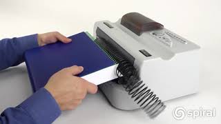Finish M Akiles Coil Binding Machine Demo