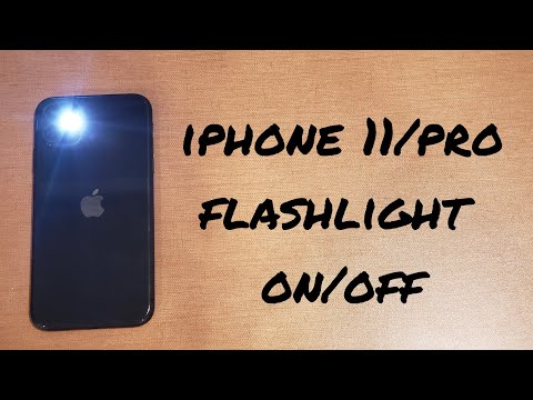 How To Turn Off Flashlight On Iphone 11 - iPhone 11/pro flashlight on and off tutorial