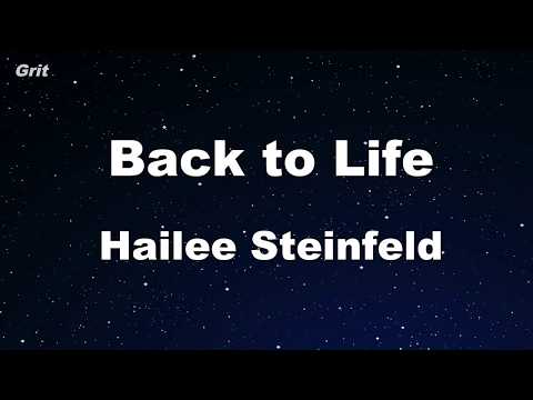 Back To Life - Hailee Steinfeld Karaoke 【No Guide Melody】 Instrumental