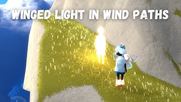 Winged Light Locations in Wind Paths (Hidden Forest) | Sky: Children of the Light