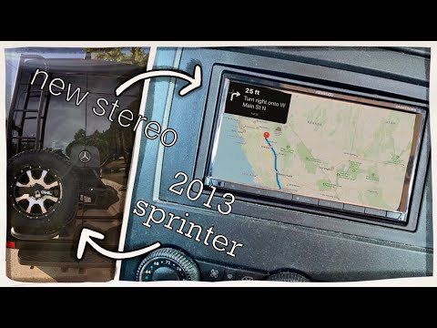 How To Install An AFTERMARKET STEREO in a SPRINTER VAN