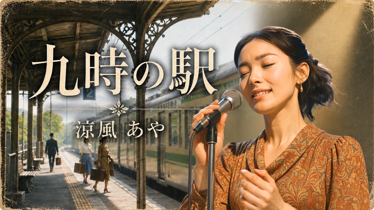 あや Nine o'clock Station -Single- / Aya Suzukaze]《Showa folk song