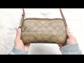 #Coach WHAT’S IN MY BAG? | Minimalist Edition | Coach Khaki and Saddle 2 Signature Review