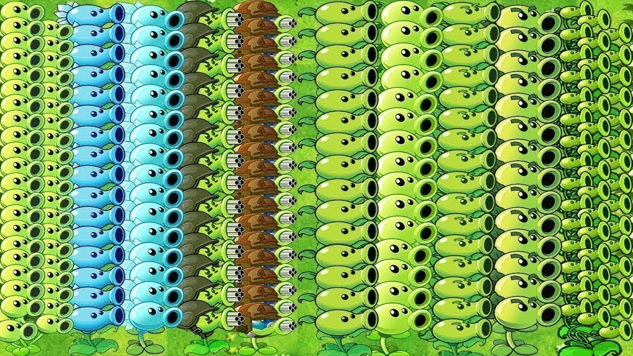 All Pea PvZ Mod vs Dr. Zomboss Epic Hack 100% Plants vs Zombies - YouTube